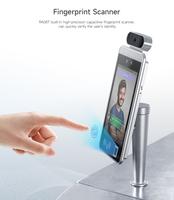 HFSecurity RA08T Tarjeta de temperatura Código QR Cerradura de puerta Sistema de control de acceso de paso verde con software gratuito Máquina de control de acceso