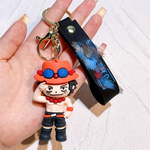 Venta al por mayor: Set de 6 llaveros temáticos de anime pirata con figuras de Luffy, Zoro y Nami, para distribuidores transfronterizos, venta al por mayor y al detalle, en <span class=keywords><strong>bolsa</strong></span>/caja OPP. - Product Image 4