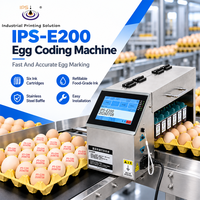 Imprimante jet d'encre haute vitesse IPS-E200 pour l'impression de dates et de codes de lots sur les œufs, système d'impression pour ligne de production