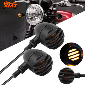Clignotants de moto noirs pour <span class=keywords><strong>Chopper</strong></span> Cafe Racer - Product Image 3