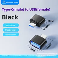 Universeller USB-zu-Typ-C-Adapter für Android-Mobiltelefone, Mini-Typ-C-Buchsenverteiler, Smartphone-USB-C-Anschlüsse, OTG-Konverter