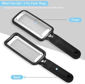 Lima de Acero Inoxidable para Pies, Removedor de Callos, con Mango de Plástico ABS Moldeado por Inyección, Duradero e Impermeable - Product Image 4