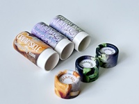 Déodorant de baume à lèvres Push up dans un tube de papier écologique Déodorant Stick 0.3oz Cosmétique Taille personnalisée avec design étanche à l'humidité