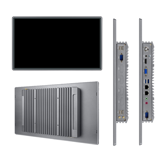 Rugged All in One Touch Panel PC Industrial Computer Wide Temperature for Outdoor Machine Control Use