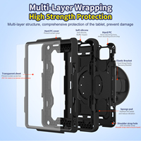 Casing Tablet 3in1 Anti Benturan dan Tahan Banting dengan Dudukan Putar 360 Derajat untuk Xiaomi Pad 7/7 Pro/pad 8/8 Pro/poco Pad X1