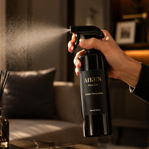 Aikun - Juego de 2 Botellas de 500 ml de Aromatizante para Habitaciones con Tinte Ámbar, Fragancia para Interiores, Caja de Regalo para el Hogar, Hotel, Spa, Baño - Product Image 2