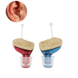 Mini CIC Hearing Aid Invisible Analog 10A Battery Hearing Amplifier Ear Aids