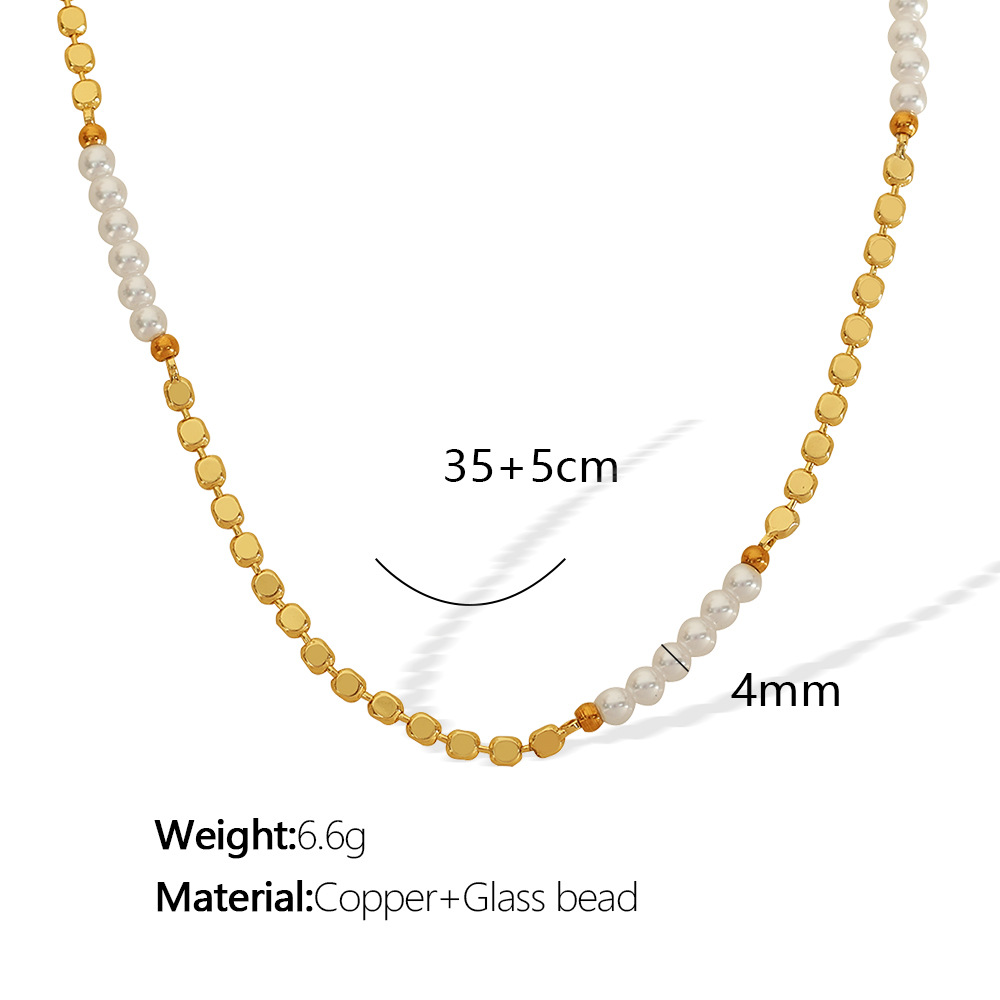 Collier en cuivre doré XL132
