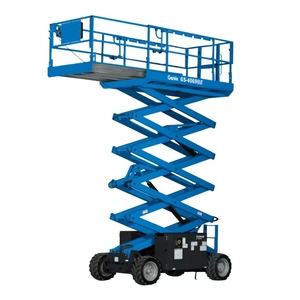 Genie 4-16m điện di động Scissor Lift 4-16M trên không làm việc nền tảng giảm giá điện thoại di động kéo Lift cho kho - Product Image 1