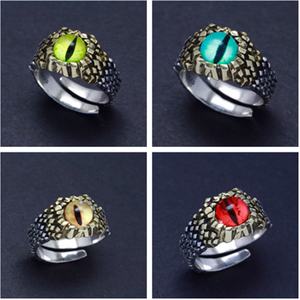<b>Ring</b> Python Eye Snake Eye Eye <b>Ring</b> Opening <b>Adjustable</b> <b>Ring</b> Retro Handmade Punk - Product Image 5
