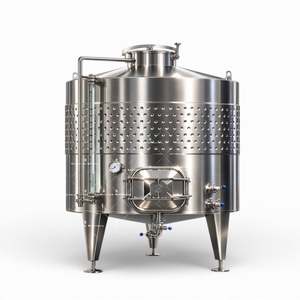 Cuve de Fermentation et de Stockage de Vin et Boissons en Acier Inoxydable 5000L 10000L 15000L 20000L avec Chemise de Cuisson - Product Image 1