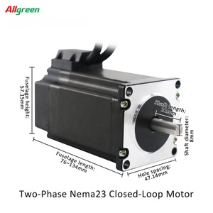 ชุดควบคุมมอเตอร์สเต็ปเปอร์ DC24V~50V 3/4A 1000PPR แรงบิด 1/1.5/2/2.2/3/3.5 นิวตันเมตร 2 เฟส Nema23 แบบวงปิด 2 แกน - Product Image 3