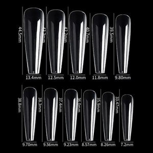 <span class=keywords><strong>Gnail</strong></span> XXL Coffin Ballerina Faux ongles pour femmes Long design ABS appliqué sur les doigts pour une utilisation en salon - Product Image 5