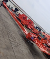 Transport spécial 5 axes 100 mètres de pale d'éolienne véhicule de transport spécial fabriqué en Chine