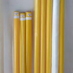 Branco amarelo 80 100 110 120 300 mesh poliéster serigrafia malha para serigrafia