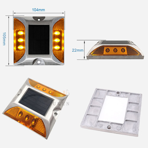 Fabricante de Tachuelas Solares para Carreteras, Reflectores de Ojo de Gato, Marcadores de Pavimento LED Intermitentes de Aleación de Aluminio, Resistentes al Agua - Product Image 2