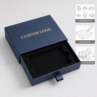 Boîte à tiroir personnalisée biodégradable pour homme, emballage cadeau en papier pour portefeuille en cuir de luxe avec logo, vente en gros OEM ODM