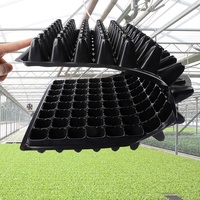 Plateau de Semis en Plastique à 105 Cellules pour Plantation, Pots de Culture de Plantes et Germination