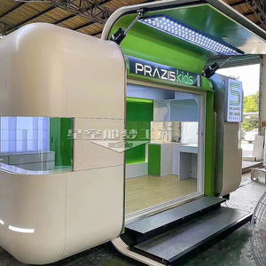 Unidad de exhibición portátil moderna y brillante Praziskids Mobile Store Pod para la venta minorista de gafas - Product Image 1