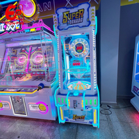 Machine de loterie à billes avec effet visuel Tornado, machine de jeu d'amusement à monnayeur, équipement de distribution de billets, version espagnole
