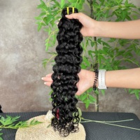Extensions de cheveux humains 100% non traités, grade 12A, cheveux vierges vietnamiens, cuticules alignées, mèches de cheveux ondulés effet eau