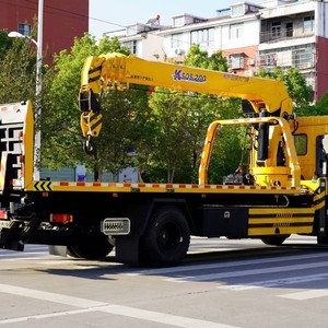 2025 Nuevo 4*2 Dongfeng Chasis 10Ton Wrecker Tow Truck Wrecker Flatbed Tow Truck con grúa - Product Image 5