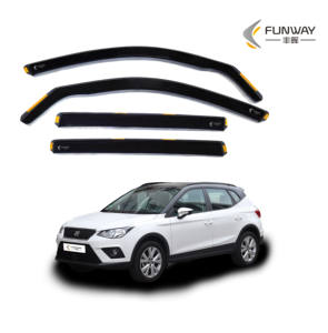 Deflectores de ventana lateral en canal, visera de ventana de coche para SEAT <span class=keywords><strong>ARONA</strong></span> MK1 2017-en adelante, <span class=keywords><strong>SUV</strong></span> de 5 puertas - Product Image 1