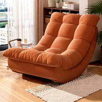 Fauteuil de détente moderne pour une personne, canapé paresseux doux et confortable, adapté au salon, à la chambre, au bureau, au balcon