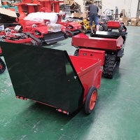 Livraison rapide, piste en caoutchouc télécommandée, transporteur, benne à essence, camion diesel, chenille efficace