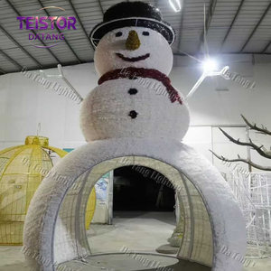 3D LED Christmas Snowman Motif Light Commercial Outdoor Holiday Landscape Decoration - Product Image 2