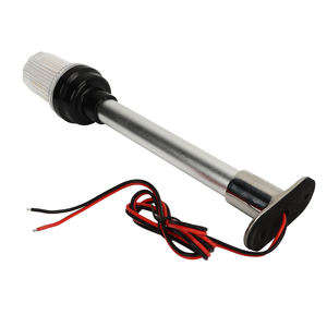 Luz de ancla de barco de 10 pulgadas, polígono de 360 grados, luz de poste de popa LED redonda para yates marinos, barcos de pesca - Product Image 2