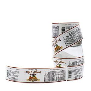 Tùy Chỉnh Vàng Lá Nhãn In Kỹ Thuật Số Kết Cấu Giấy Nhãn Với Cổ Con Dấu Nắp Dán Cho Chai Mason Đóng Hộp Jar Bao Bì - Product Image 3