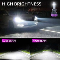 Ampoule LED H4 haute puissance 200W avec refroidissement par ventilateur, H1 H3 H8 H11 9005 Hb3 Hb4 9006, lampe de voiture LED Canbus, phares LED H7