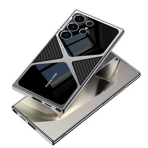 Étui de téléphone portable en cuir PU électroplaqué pour Samsung S24ultra S23Ultra, design <span class=keywords><strong>original</strong></span> et nouveau pour la série iPhone - Product Image 2