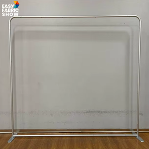 【新製品】8x8フィート ストレート ウェディング バックドロップ スタンド 販売用 | フォトブース アルミ合金構造 カスタム背景 パーティー用背景幕 - Product Image 1