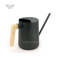 Arrosoir en acier inoxydable mat noir de grande capacité de 31 oz avec bec long, pot d'arrosage de 900 ml, arrosoir de jardin, intérieur/extérieur