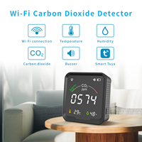 2022 portátil wifi invernadero calidad del aire temperatura y humedad detector de dióxido de carbono detector de dióxido de carb