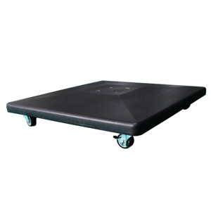 90kg square All Weather PE Cover <strong>Concrete</strong> Umbrella <strong>Base</strong> <strong>Parasol</strong> <strong>Base</strong> with Wheels for Patio and Outdoor - Product Image 1