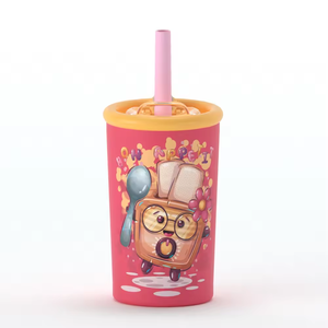 Gobelet en céramique à pois mignon, portable et isotherme, pour enfants, pour les voyages en voiture - Product Image 4