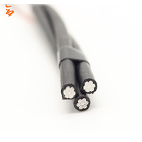 Câble aérien multiconducteur en aluminium 3x16mm², 3x25mm², 3x35mm², 3x50mm², câble ABC autoportant