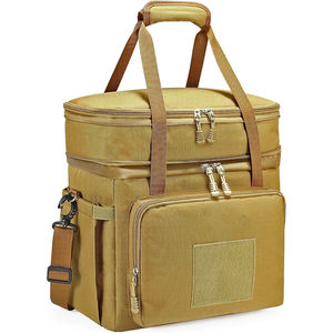 Sac isotherme pour déjeuner en Oxford 600D avec logo personnalisé, échantillon gratuit, pour les voyages, sac thermique, sac isotherme souple avec bandoulière - Product Image 2