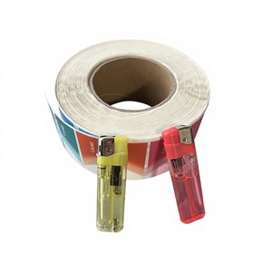 and <strong>custom</strong> supplier of waterproof, reusable, detachable vinyl adhesive stickers and labels for <strong>lighters</strong> with your logo. - Product Image 1