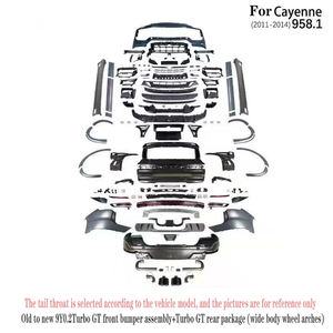 Комплект обвесов Turbo GT 2024 для модификации <span class=keywords><strong>Porsche</strong></span> <span class=keywords><strong>Cayenne</strong></span> 2011-2017: задние фонари, выхлопные трубы GT - Product Image 2