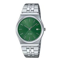 Montre à quartz avec bracelet en acier AliExpress, résistante à l'eau 30M, montre élégante et décontractée pour les affaires, modèle unisexe pour étudiants B-145D
