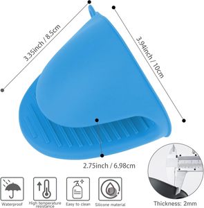 Mini Guante <span class=keywords><strong>de</strong></span> Silicona para <span class=keywords><strong>Horno</strong></span>, Resistente al Calor hasta 446 Grados ° Guante <span class=keywords><strong>de</strong></span> <span class=keywords><strong>Cocina</strong></span> Antideslizante F para Manos Pequeñas, Uso Izquierdo o Derecho, Fácil <span class=keywords><strong>de</strong></span> <span class=keywords><strong>Limpiar</strong></span> - Product Image 2