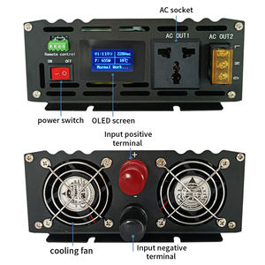 Saf sinüs dalga invertör 8000W 5000W 6000W DC12V 24V AC220V 50Hz 60Hz invertör güç dönüştürücü - Product Image 2