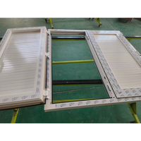 Fenêtre à battant en aluminium 6060-T66 à pont thermique, résistante aux ouragans, avec drainage dissimulé, pour bureaux commerciaux, écoénergétique, certifiée CSA