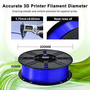 Filament PLA+ de 1,75 mm de haute qualité, 1 kg, bleu foncé, pour impression 3D, vente en gros d'usine - Product Image 2