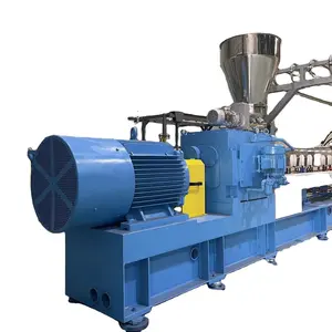 Twin screw extrusion granulation production line with high production capacity
