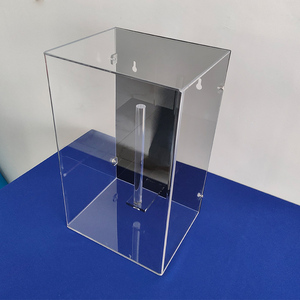 Treo Tường Acrylic duy nhất Găng tay đấm bốc hiển thị trường hợp dọc <span class=keywords><strong>perspex</strong></span> đấm bốc găng tay Hiển thị trường hợp tường đấm bốc găng tay Hiển thị hộp - Product Image 3